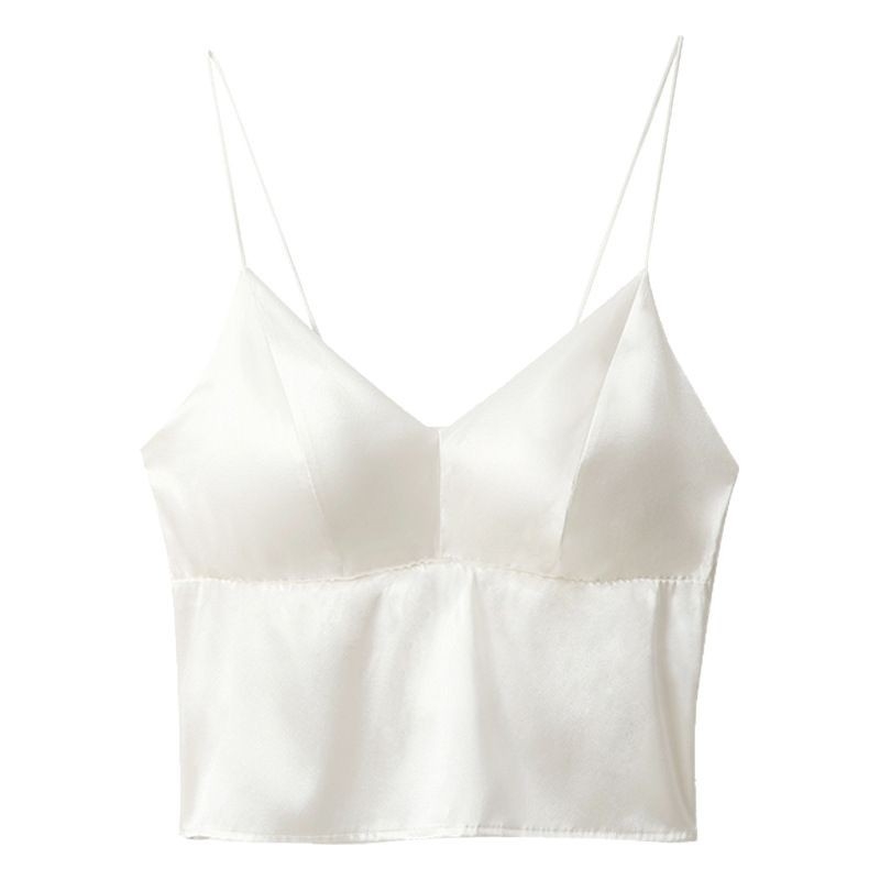 Bralete od Mulberry svile, bez žice, s podesivim naramenicama i prednjim zatvaranjem, ljetni model