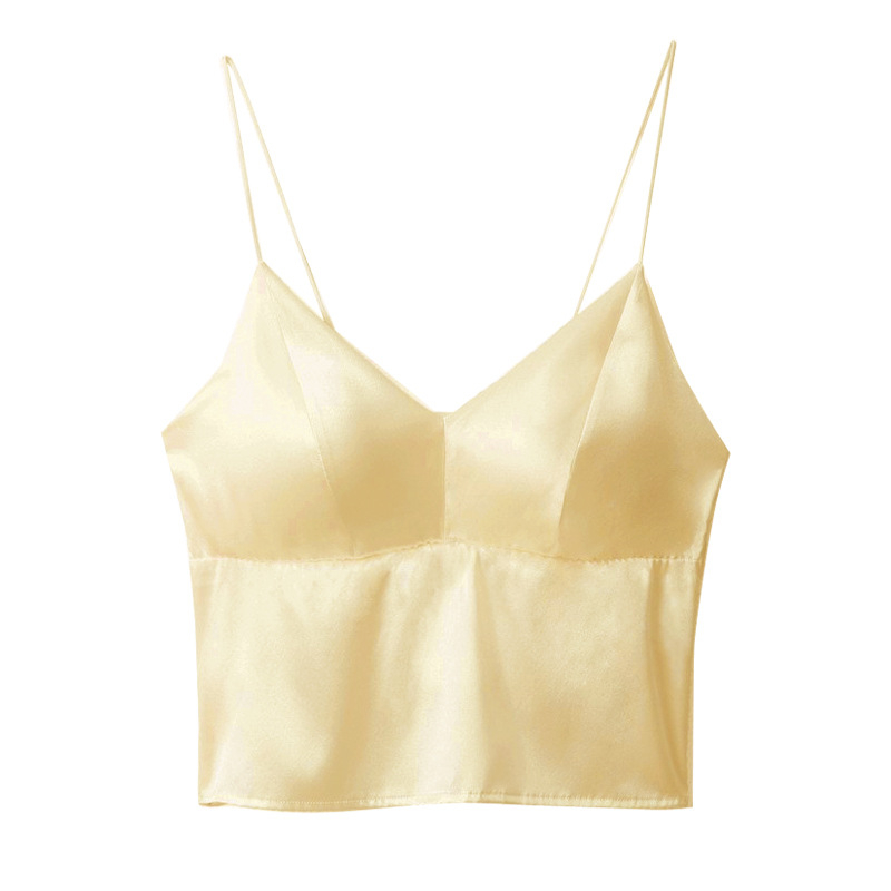 Bralete od Mulberry svile, bez žice, s podesivim naramenicama i prednjim zatvaranjem, ljetni model