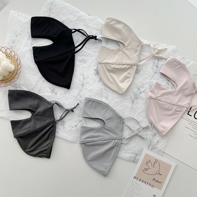 Maska za cijelo lice za zaštitu od sunca, žene, ljeto, UV zaštita, ice silk materijal, prozračna maska za vanjsku vožnju bicikla