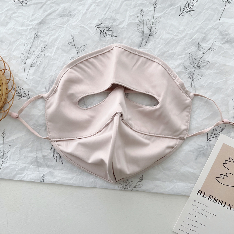 Maska za cijelo lice za zaštitu od sunca, žene, ljeto, UV zaštita, ice silk materijal, prozračna maska za vanjsku vožnju bicikla