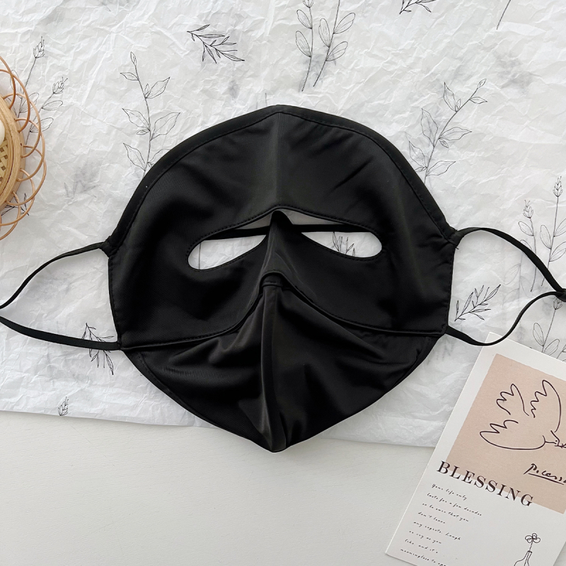 Maska za cijelo lice za zaštitu od sunca, žene, ljeto, UV zaštita, ice silk materijal, prozračna maska za vanjsku vožnju bicikla