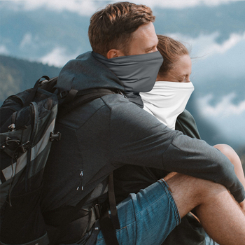 Unisex maska za sunce za vanjski ribolov – potpuno prekrivanje lica, zaštita vrata, ljetna Ice Silk tkanina, za biciklizam i motocikl