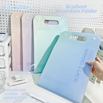 Organizator vertical tip acordeon pentru fișiere, 13 compartimente, capacitate mare pentru lucrări ale elevilor