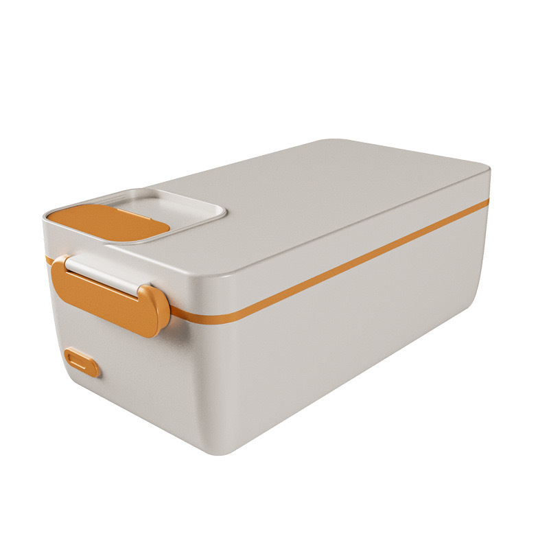 Cutie de prânz electrică cu compartiment interior detașabil din oțel inox, izolație, pentru birou și camping