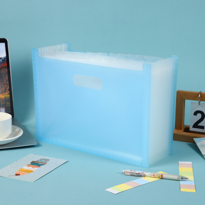 Dosar accordion vertical cu mâner, pentru organizarea lucrărilor de test și a documentelor, capacitate mare, dosar de fișiere pentru elevi, dimensiune A4.