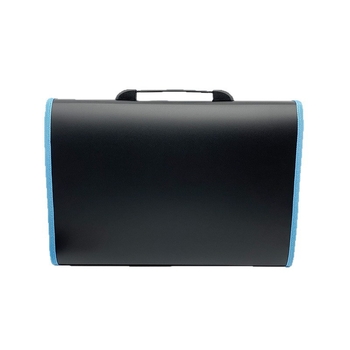 Dosar A4 cu margini colorate, organizator acordeon cu 13 compartimente, capacitate mare pentru documente și birou