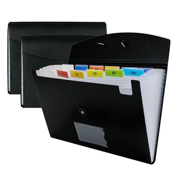 Fudi A4 organizator fișiere tip acordeon, 13 compartimente, mâner