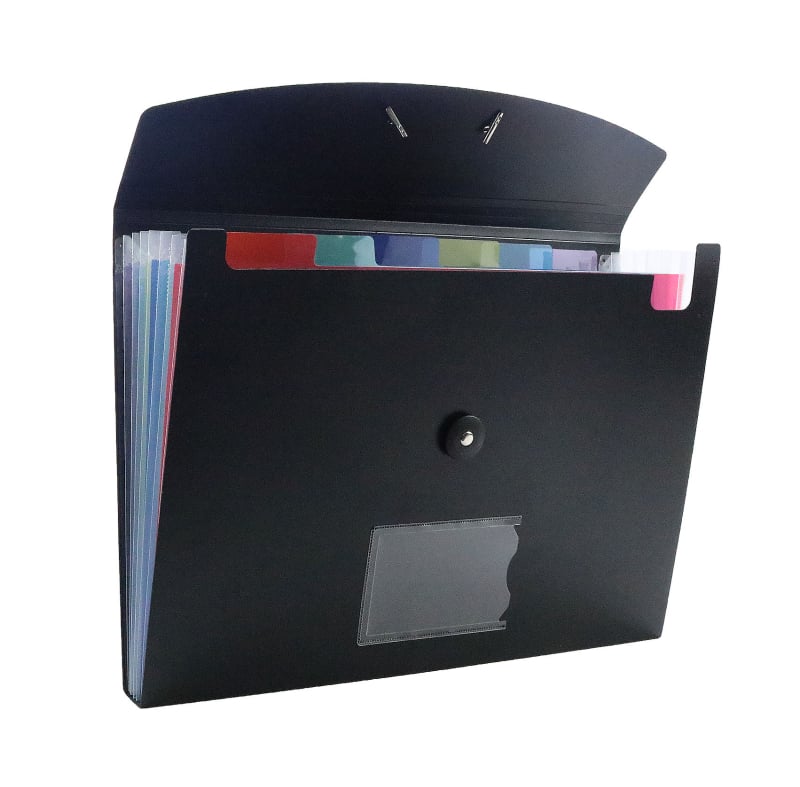Fudi A4 organizator fișiere tip acordeon, 13 compartimente, mâner