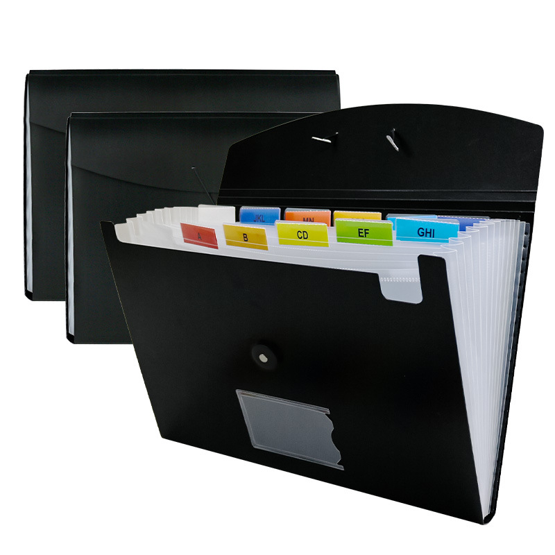 Fudi A4 organizator fișiere tip acordeon, 13 compartimente, mâner