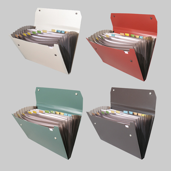 A4 organizator de fișiere PP impermeabil, cu 12 compartimente