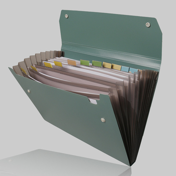 A4 organizator de fișiere PP impermeabil, cu 12 compartimente