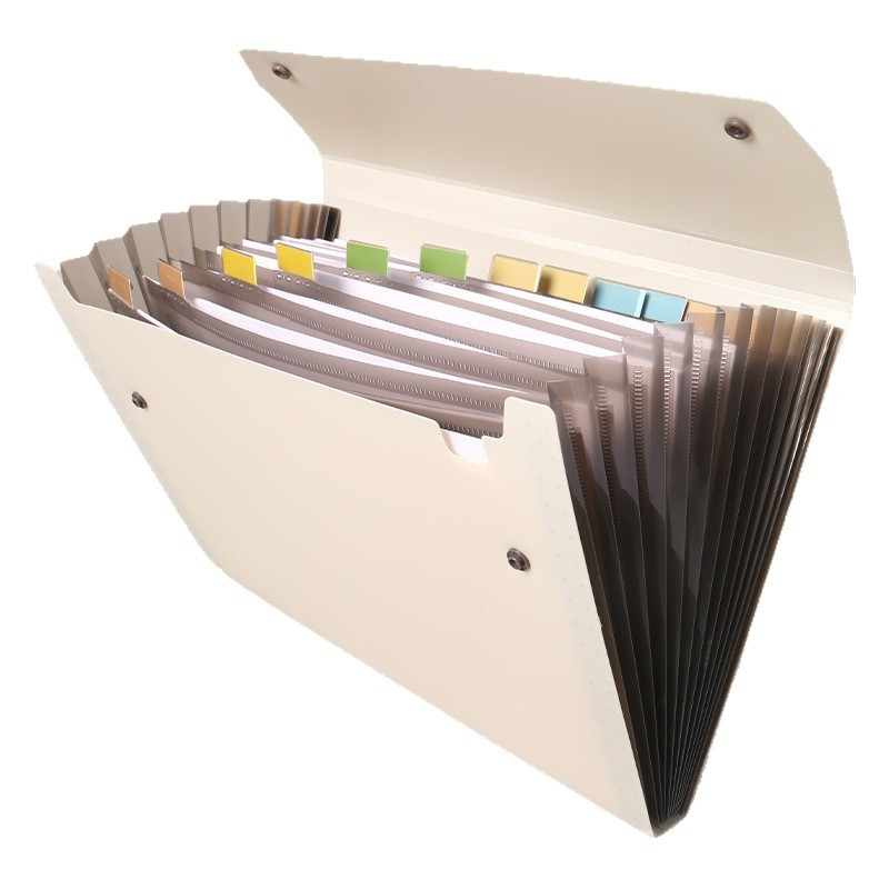 A4 organizator de fișiere PP impermeabil, cu 12 compartimente