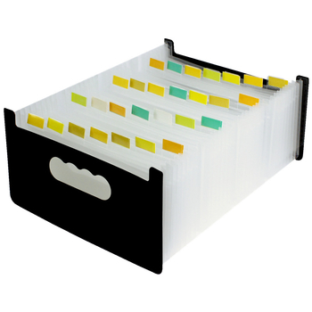 Organizator A6 mini acordeon, dosar de documente cu mai multe compartimente, husă compactă pentru chitanțe și papetărie