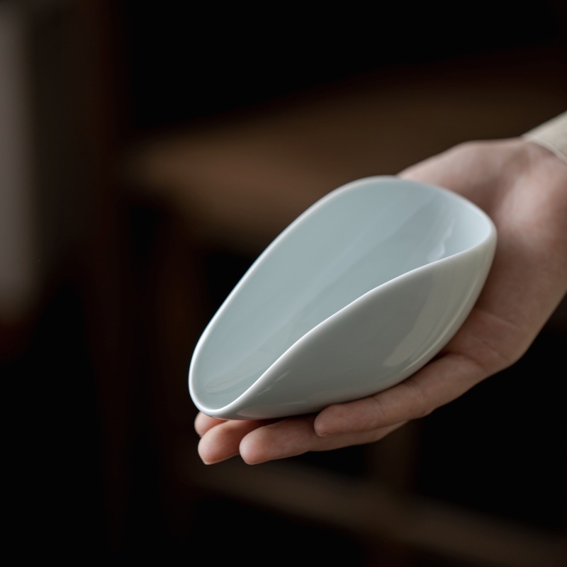 Linguriță de ceai ceramică și accesorii pentru ceremonia Kung Fu a ceaiului, set de ceai retro cu farfuriu