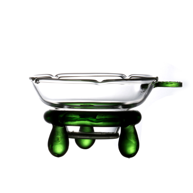 Filtru de ceai din sticlă borosilicat, transparent și îngroșat, set Gongfu de ceai cu raft pentru ceai, densitate mare