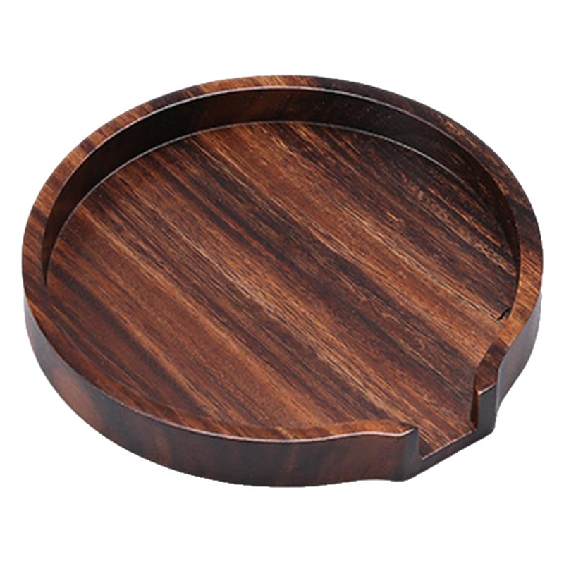 Tavă de ceai din lemn de nuc cu divider pentru ceai și accesorii de degustare, pentru uz casnic