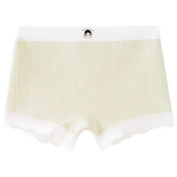 Lányoknak szóló pamut boxer short, középmagas derék, antibakteriális bevonattal, fejlesztési időszakhoz, minden évszakban