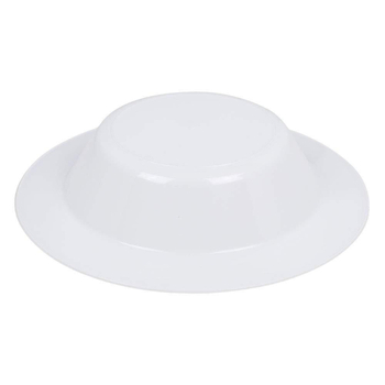 Boluri de unică folosință de 5 inch, cu margine aurie – pentru desert, înghețată, supă și orez, din plastic dur, set de 8 buc.