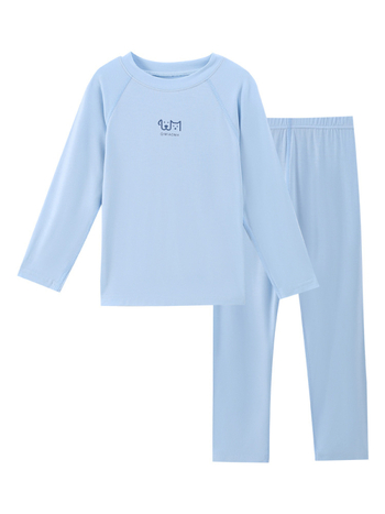 Dječji pidžama od modalnog materijala, unisex, top s dugim rukavima i hlače za kućnu upotrebu