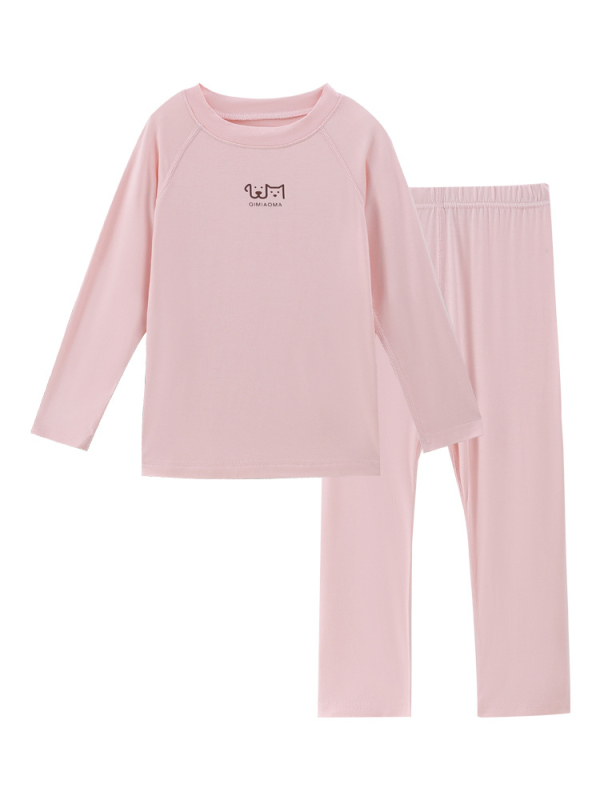 Dječji pidžama od modalnog materijala, unisex, top s dugim rukavima i hlače za kućnu upotrebu