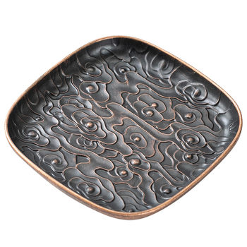 Suport din aliaj pentru ceainic, design retro, izolație, sculptură cu scena Qingming Riverside, potrivit pentru interior și exterior, durabil, stil antic