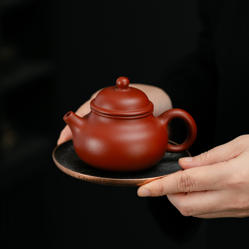 Suport din aliaj pentru ceainic, design retro, izolație, sculptură cu scena Qingming Riverside, potrivit pentru interior și exterior, durabil, stil antic