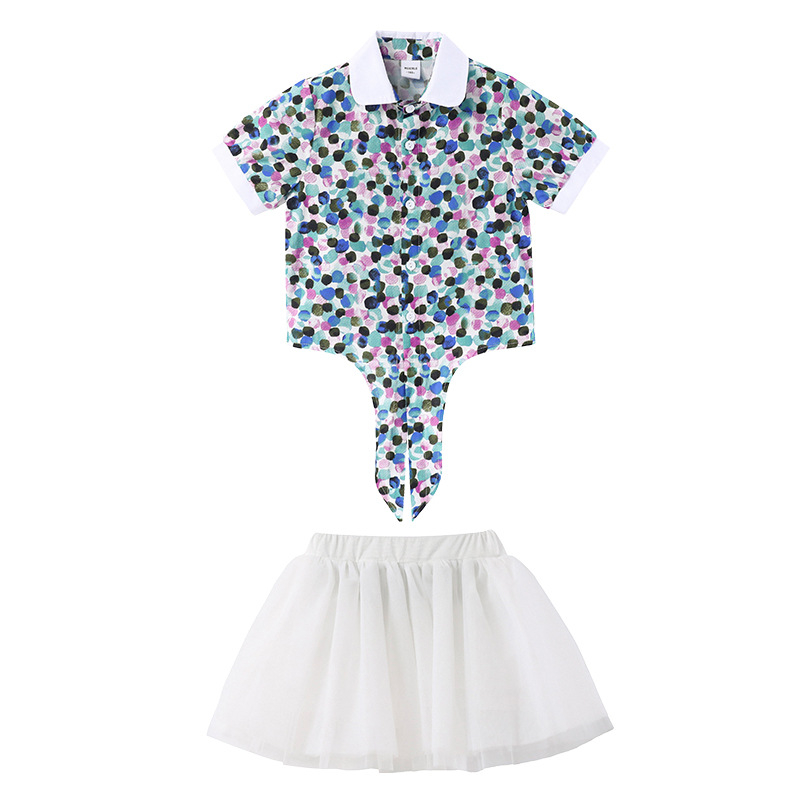 Dječja ljetna školska uniforma – set s kratkim rukavima i hlačama, pamuk, unisex, britanski stil