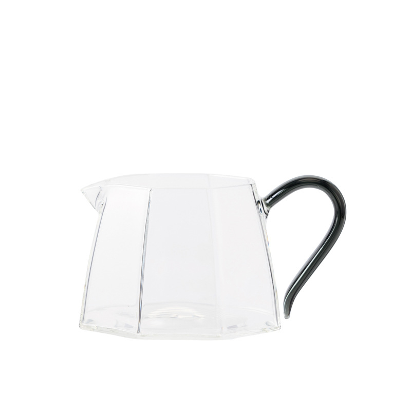 Filtru de ceai din sticlă borosilicată înaltă, cu mâner, rezistent la temperaturi ridicate, filtru de ceai mai gros