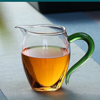 Ceașcă Gongdao din borosilicat transparent, rezistentă la temperaturi înalte, capacitate mare pentru ceremonia Gongfu de ceai