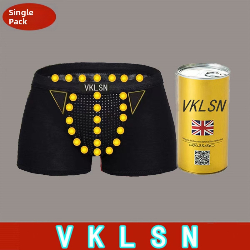 Vkls Muške bokserice, prozračne i antibakterijske, Milk Silk materijal, srednji pojas, za sve sezone
