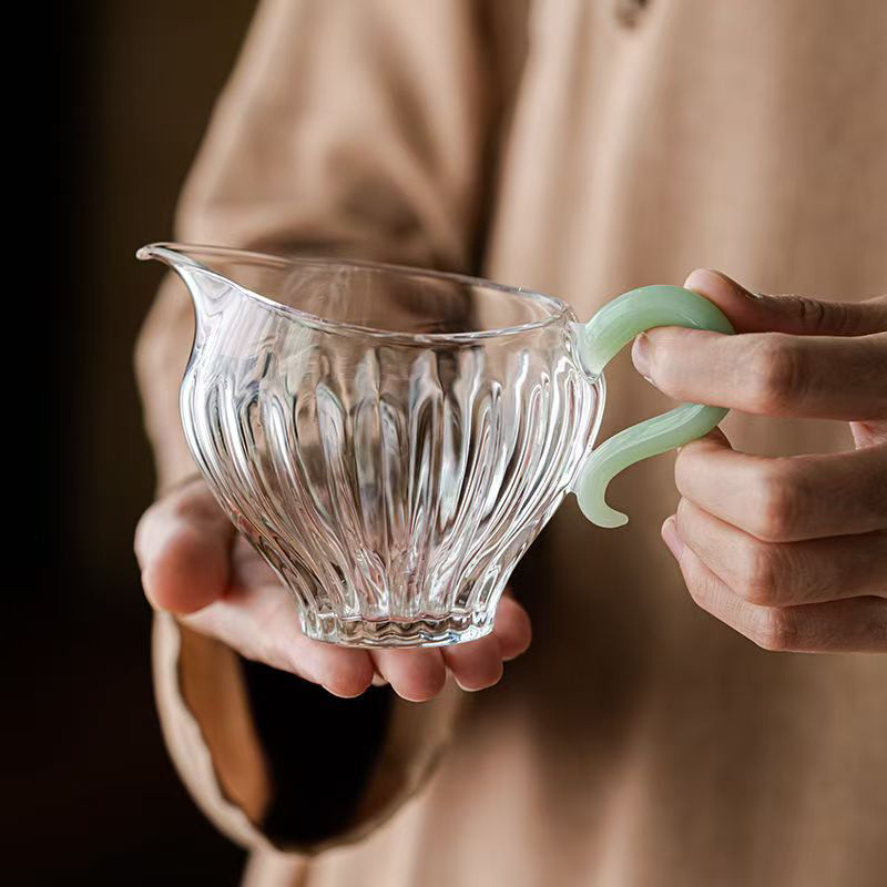 Pahar din sticlă borosilicată de înaltă calitate pentru ceremonia de ceai Kung Fu