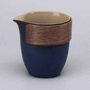 Set de ceai din ceramică neagră pentru Kung Fu, cu mâner anti-arzire, include strecurător de ceai și o tavă mare pentru ceai