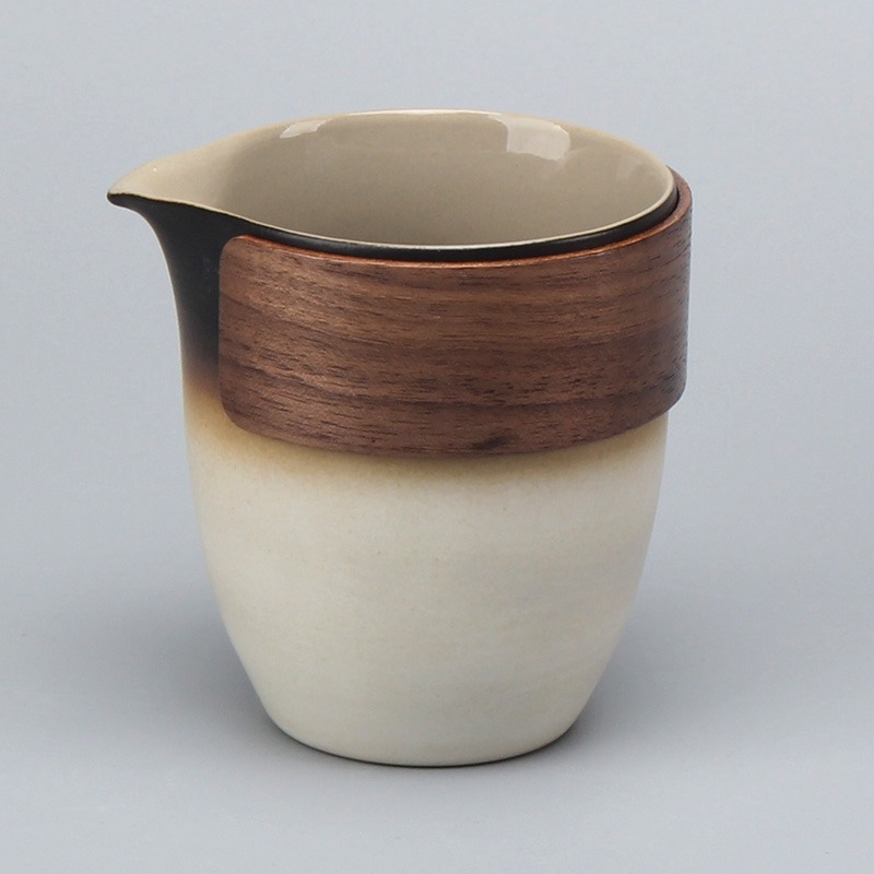 Set de ceai din ceramică neagră pentru Kung Fu, cu mâner anti-arzire, include strecurător de ceai și o tavă mare pentru ceai