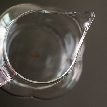 Set de ceai din sticlă borosilicată, cu infuzor și ceașcă de distribuție — luxos, sticlă groasă
