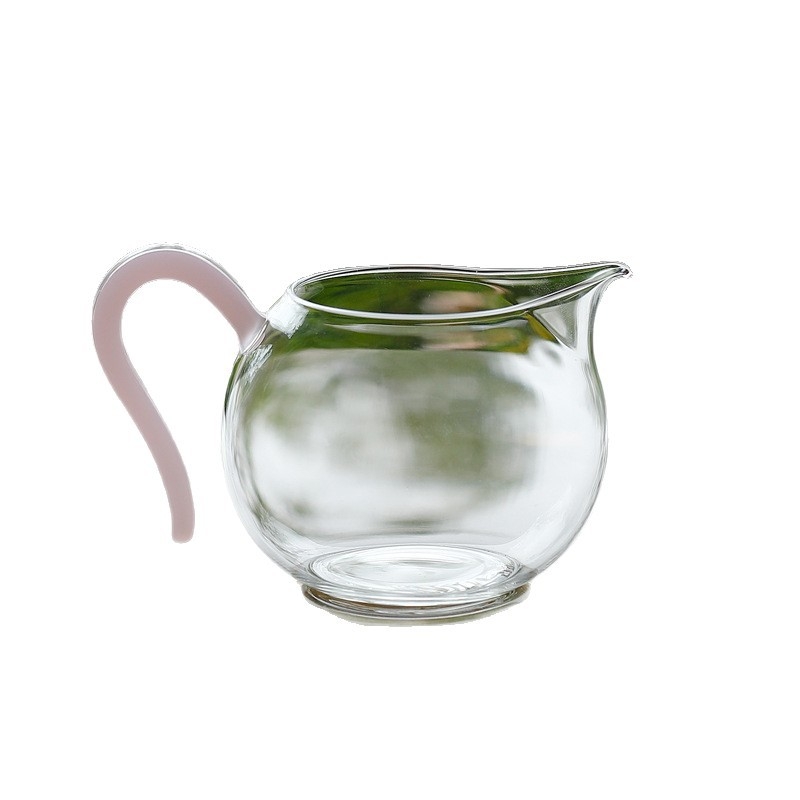 Set de ceai Gongfu din sticlă pentru uz casnic, sticlă borosilicată rezistentă la căldură, separator de ceai, set de ceai transparent, accesorii minimalist