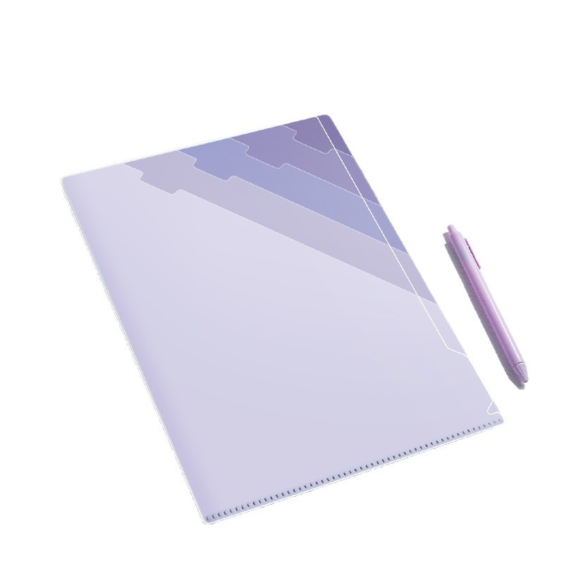 Mapă gradient în formă de L, deschidere amplă, capacitate mare, organizator cu 6 compartimente pentru documente ale elevilor
