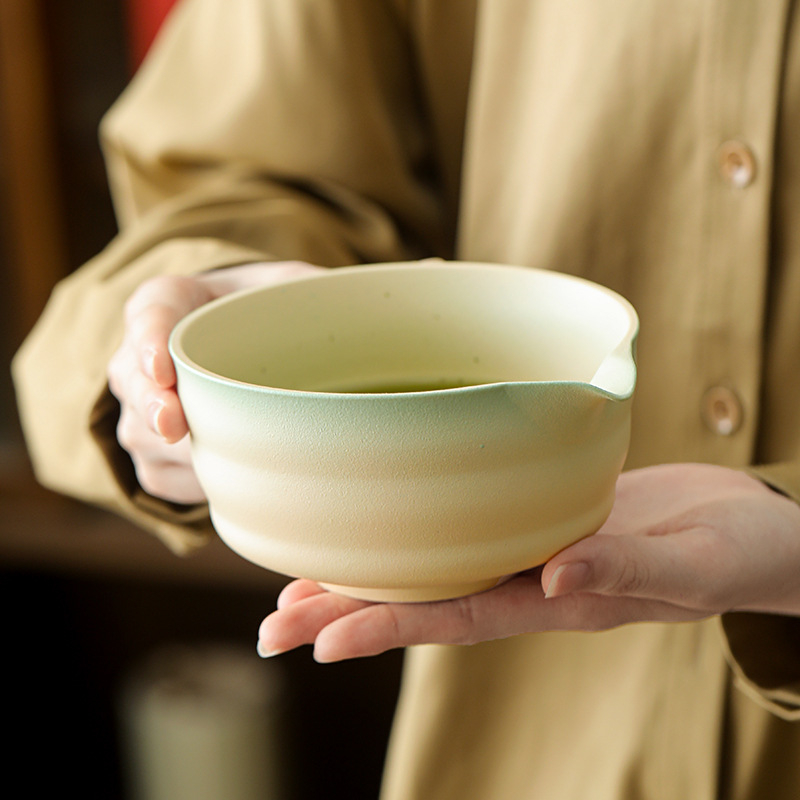 Vas de matcha în stil japonez, ceramic, set portabil de ceai cu unelte, bețișor/tel ceramic pentru matcha, suport, ceașcă de matcha, set pudră de matcha