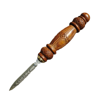 Cuțit Vajra pentru ceai Pu'er, din lemn, lucrat manual, stil chinezesc, instrument de separare a ceaiului pentru uz casnic