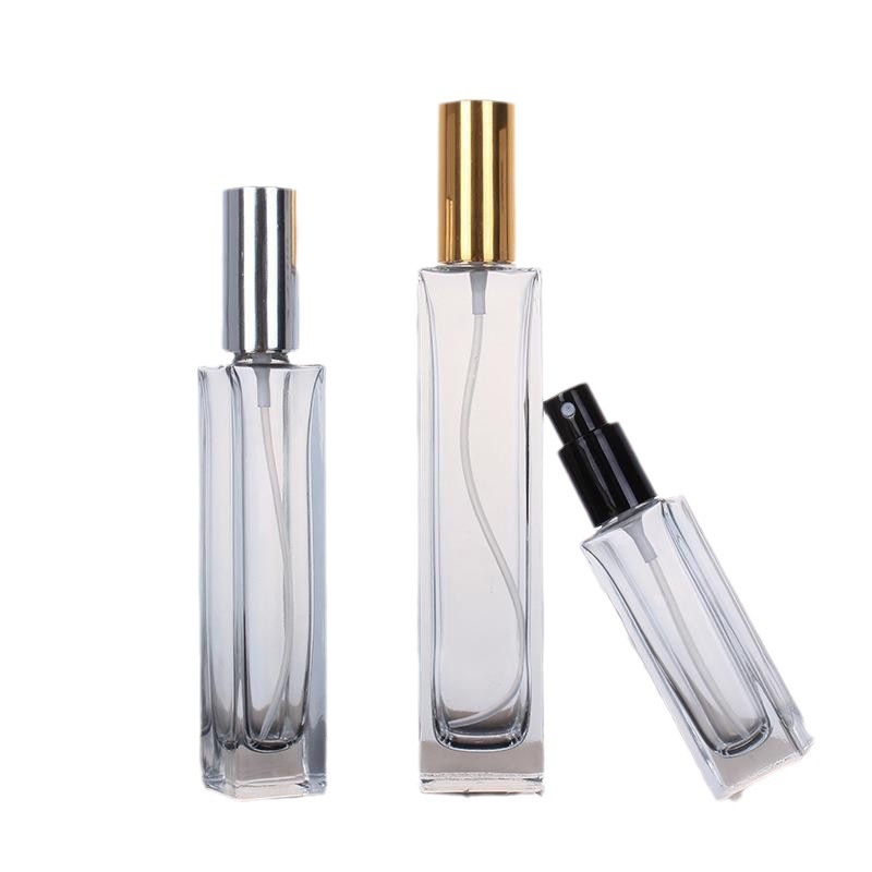 10 ml prenosna vintage staklena bočica za parfem s drvenim poklopcem i raspršivačem
