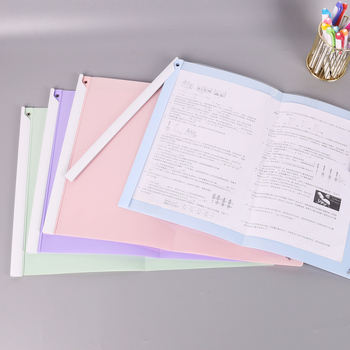Clip A3 cu braț rotativ, transparent, multicolor, pentru documente și foi de examen