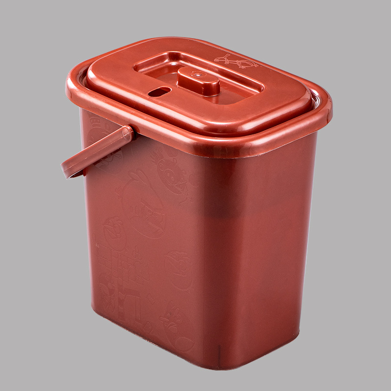 Găleată mică din plastic pentru ceai, drenaj și colectare a apei; recipient pentru resturi de ceai și accesorii pentru setul de ceai, pentru uz casnic