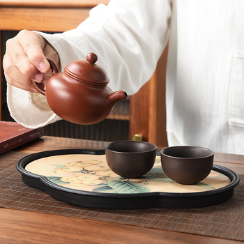 Tavă de ceai mică, absorbantă, în stil chinezesc, pentru set de ceai ceramic Kung Fu