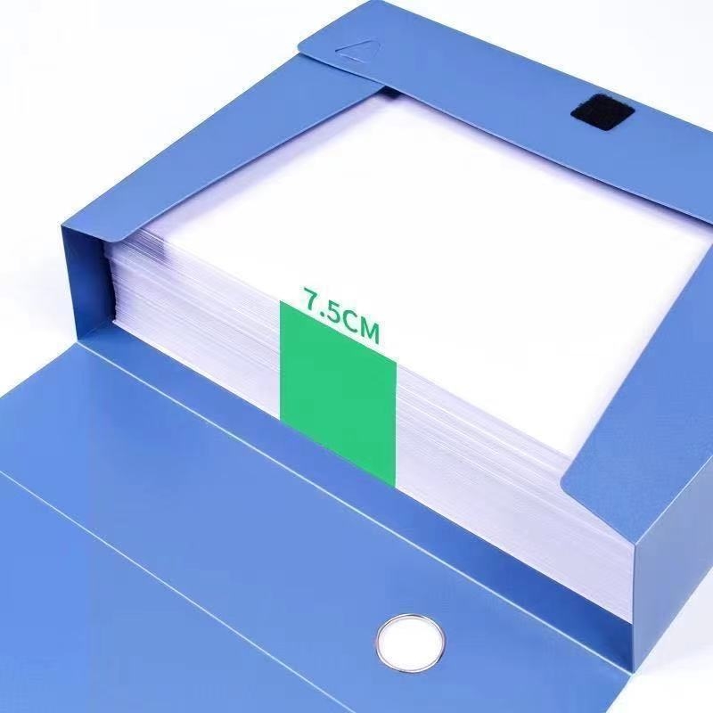 Cutie de fișiere din plastic A4, cu corp îngroșat și dosar pliant pentru contracte, 5,5 cm
