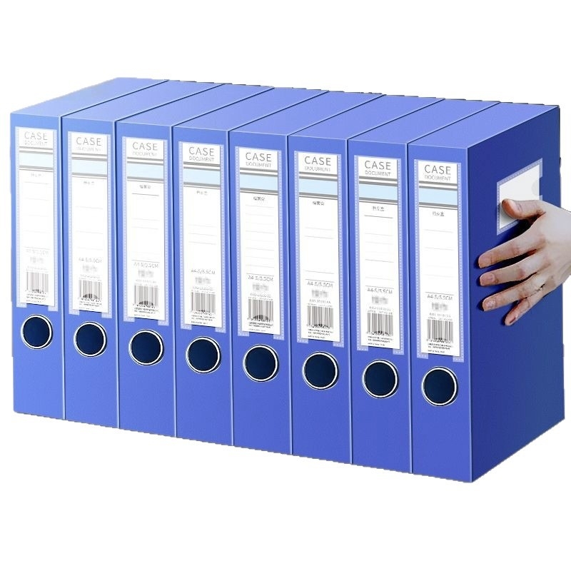 Cutie dosare A4, capacitate mare, corp îngroșat 55 mm, pentru organizarea dosarelor de contabilitate și dosare de personal