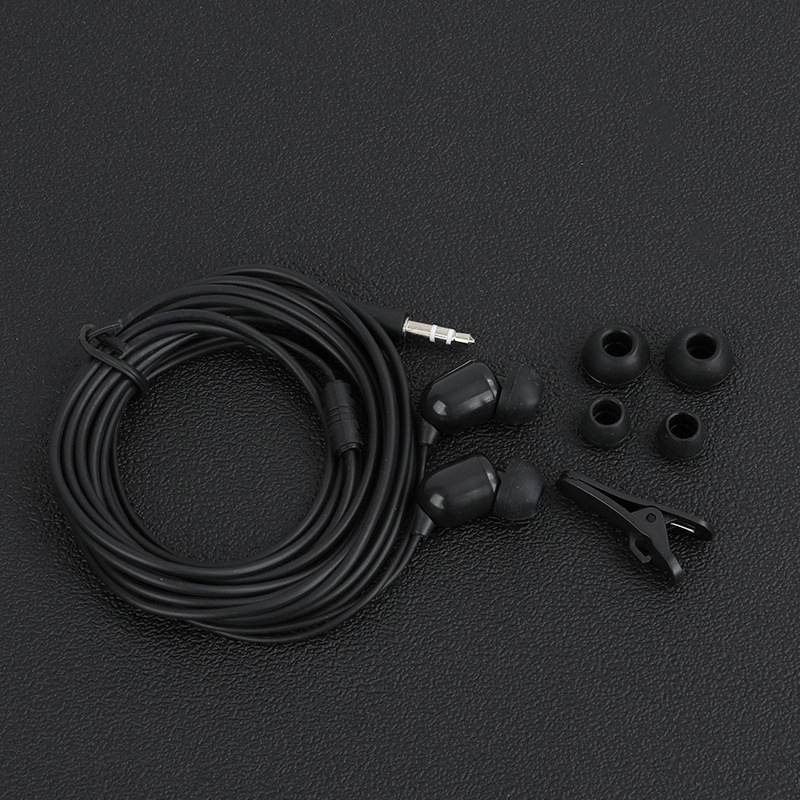 3 méteres vezetékes in-ear monitor fülhallgató mikrofonnal, mobiltelefonhoz és PC-hez, streamingre és karaokehoz