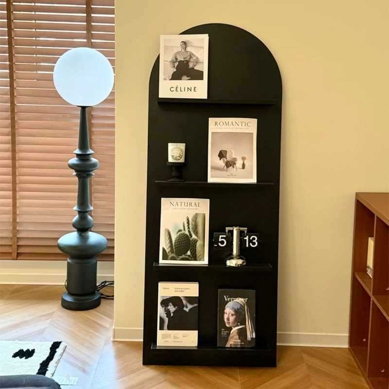 Raft pentru copii din oțel inoxidabil, fără prindere, cu mai multe niveluri, spațiu de depozitare personalizabil pentru cărți și reviste, stil Nordic