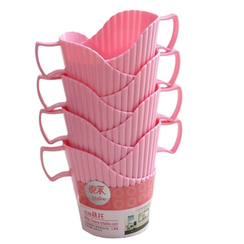 Set de 8 suporturi din plastic pentru pahare, cu înveliș izolator pentru pahare din hârtie de unică folosință