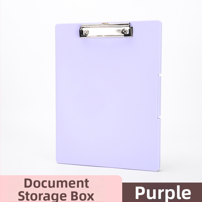 Dosar A4 din plastic cu buzunar pentru pix și suport pentru documente