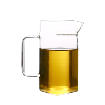 Ceașcă de ceai din sticlă, pătrată, cu filtru pentru ceaiuri florale; ceașcă de ceai verde în formă de semilună; set cu cană de turnare egală; pentru casă și birou