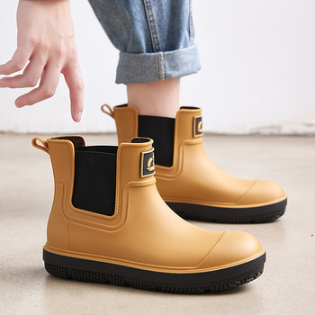 Unisex PVC kišne čizme, vodootporne, niskog kroja, otporne na klizanje, izdržljive za kišu za proljeće, ljeto i jesen